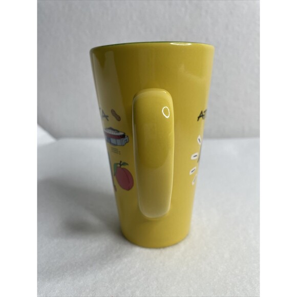 City Merchandise Atlanta Peahes and more Coffee /Tea Cup Mug Yellow/Blue - Picture 3 of 12